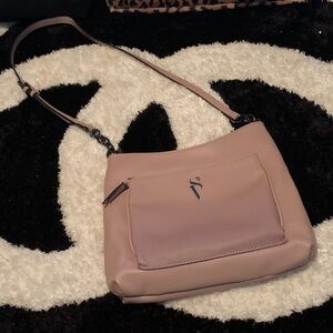 Elegant Vera Wang Mauve Shoulder Bag